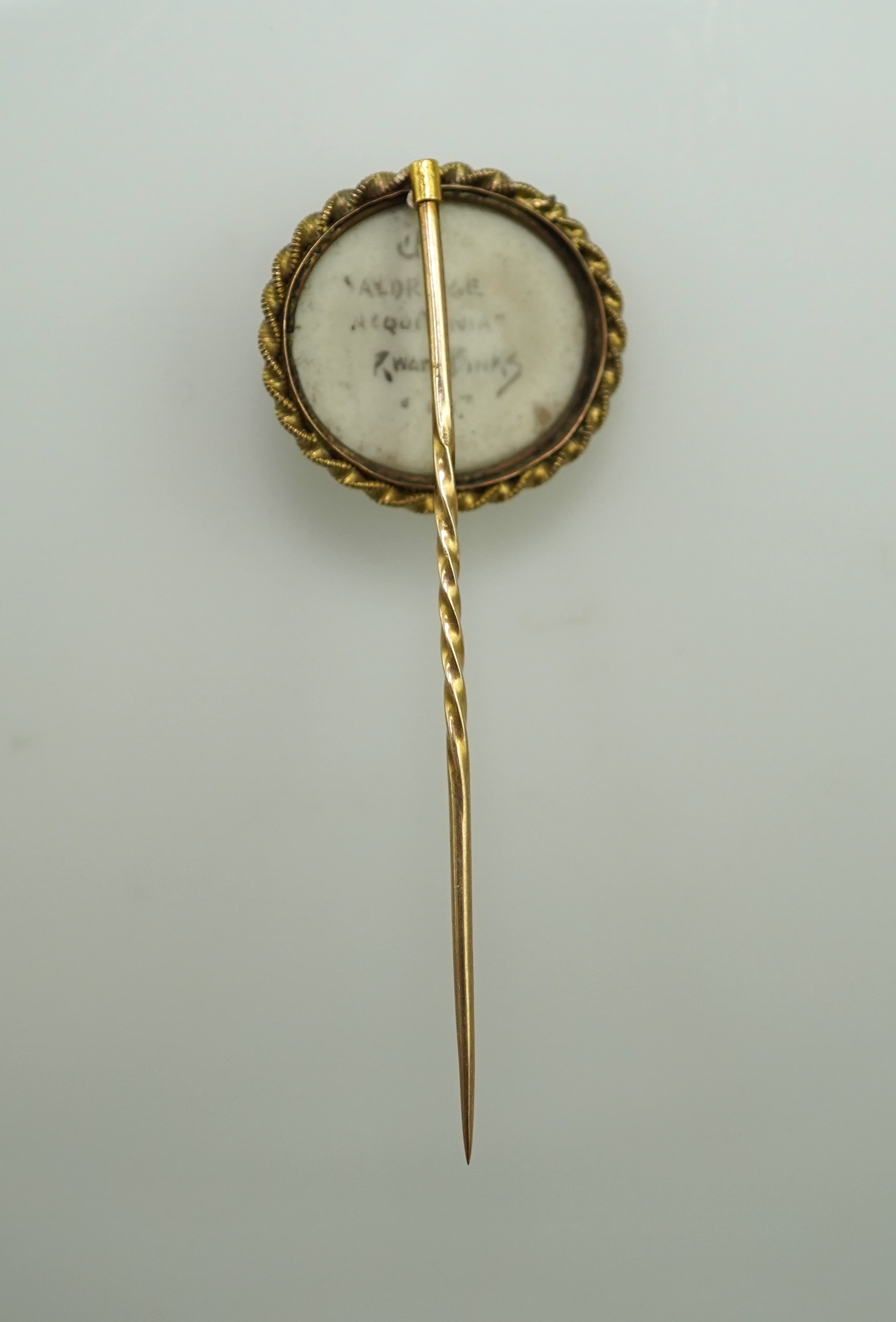 Reuben Ward Binks (1880-1950), an enamel stick pin, circa 1917